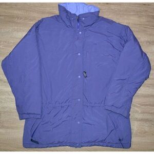 Vtg Patagonia Womens Purple Full Zip Ski Snowboarding Parka Sz Large Style 84109